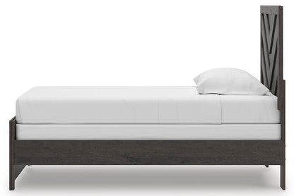 Prendonea Twin Panel Bed, Dresser and Mirror