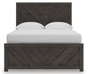 Prendonea Full Panel Bed, Dresser, Mirror, Chest and Nightstand