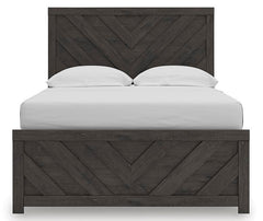 Prendonea Full Panel Bed, Dresser, Mirror, Chest and Nightstand