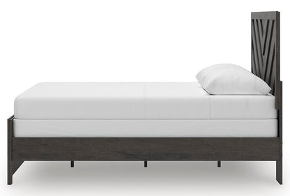Prendonea Queen Panel Bed, Dresser, Mirror and Nightstand