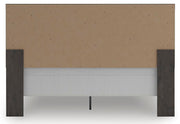 Prendonea King Panel Bed, Dresser, Mirror and Nightstand