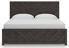 Prendonea King Panel Bed, Dresser, Mirror and Nightstand