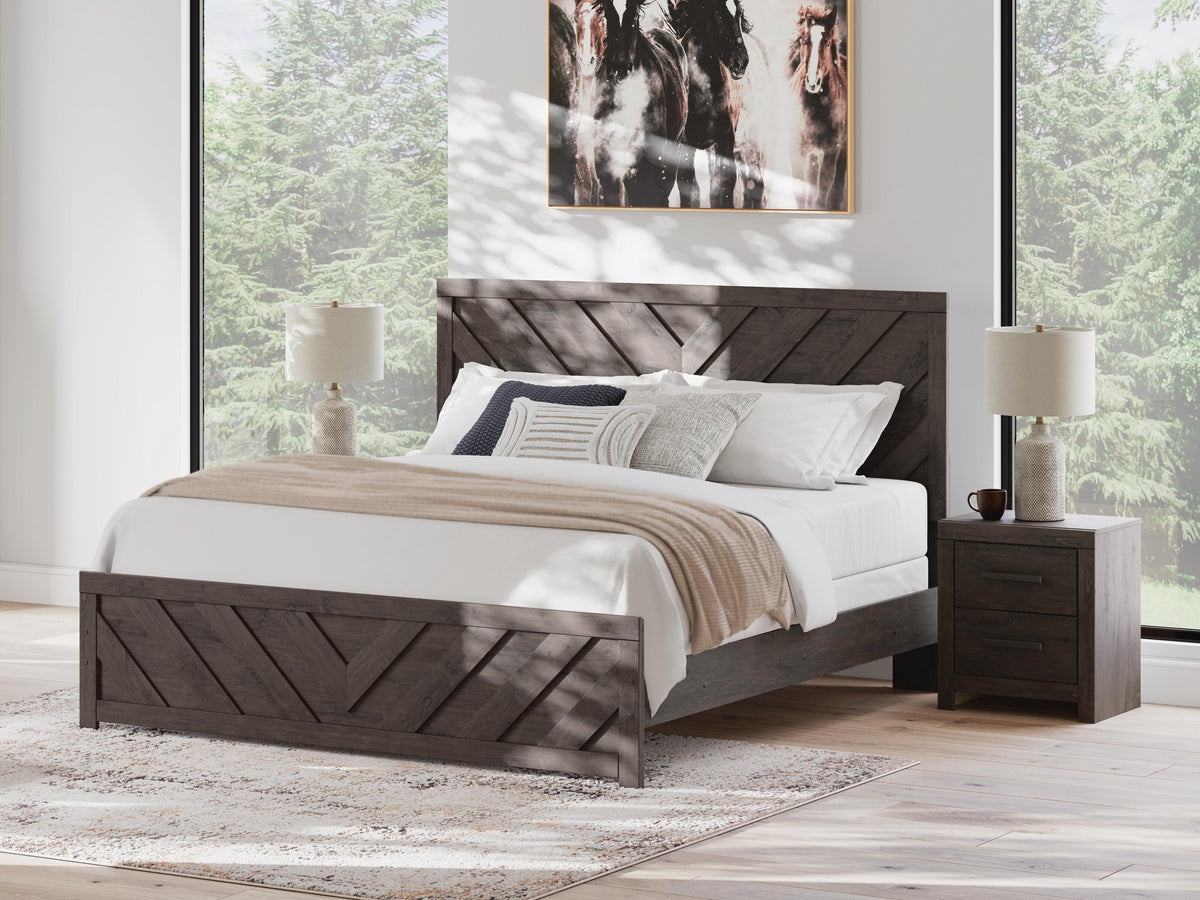 Prendonea King Panel Bed
