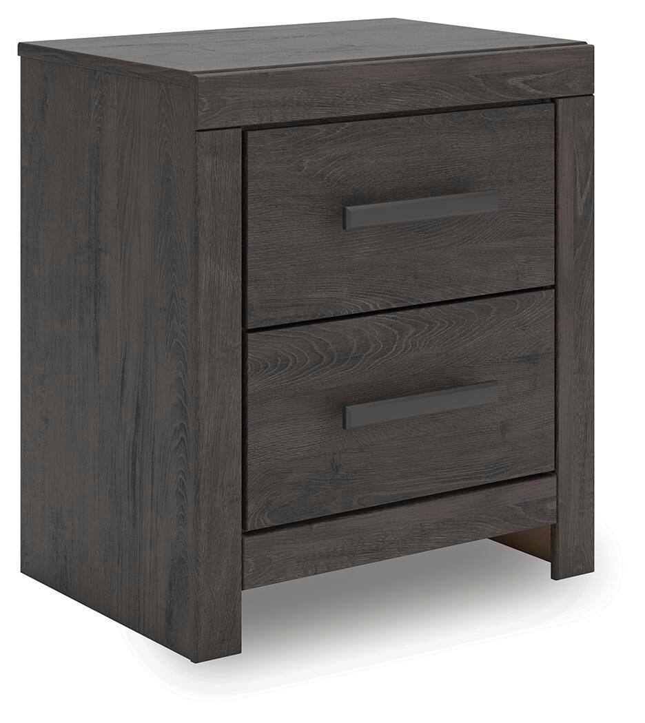Prendonea King Panel Bed, Dresser, Mirror and Nightstand