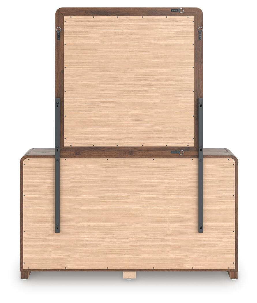 Fortlorn King Panel Bed, Dresser, Mirror and Nightstand
