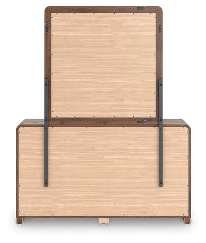 Fortlorn King Panel Bed, Dresser, Mirror and Nightstand