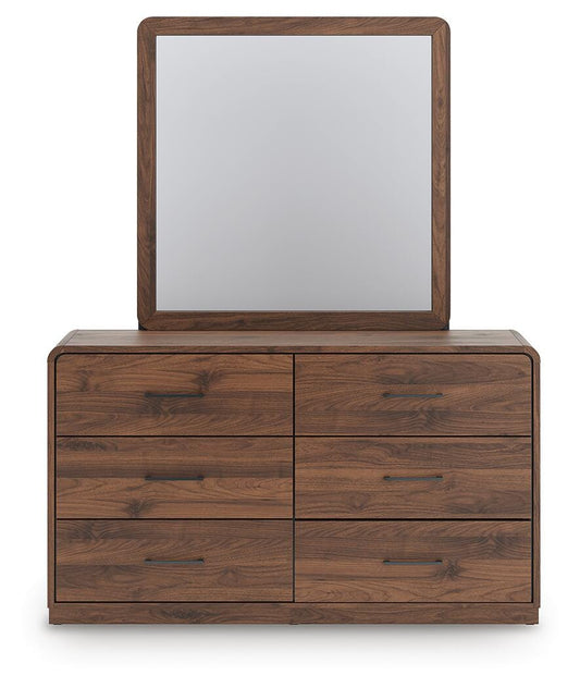 Fortlorn King Panel Bed, Dresser, Mirror and Nightstand