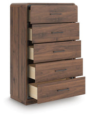 Hollinaze King Panel Bed, Dresser, Mirror and Chest