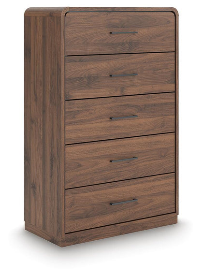 Hollinaze King Panel Bed, Dresser, Mirror and Chest