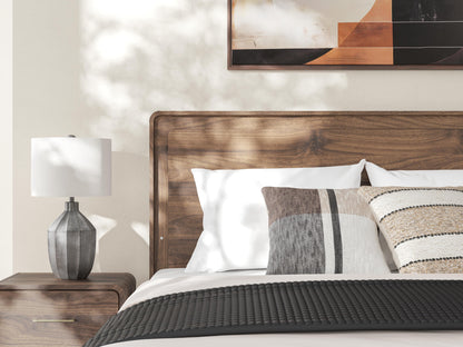 Fortlorn Queen Panel Bed, Dresser, Mirror and Nightstand