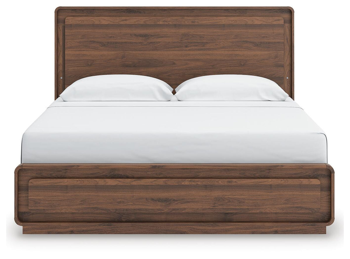 Hollinaze King Panel Bed, Dresser, Mirror and Chest