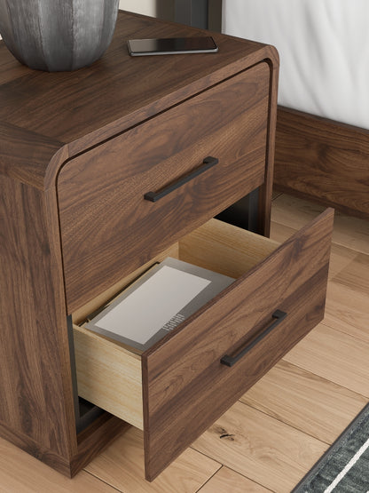 Hollinaze Two Drawer Night Stand