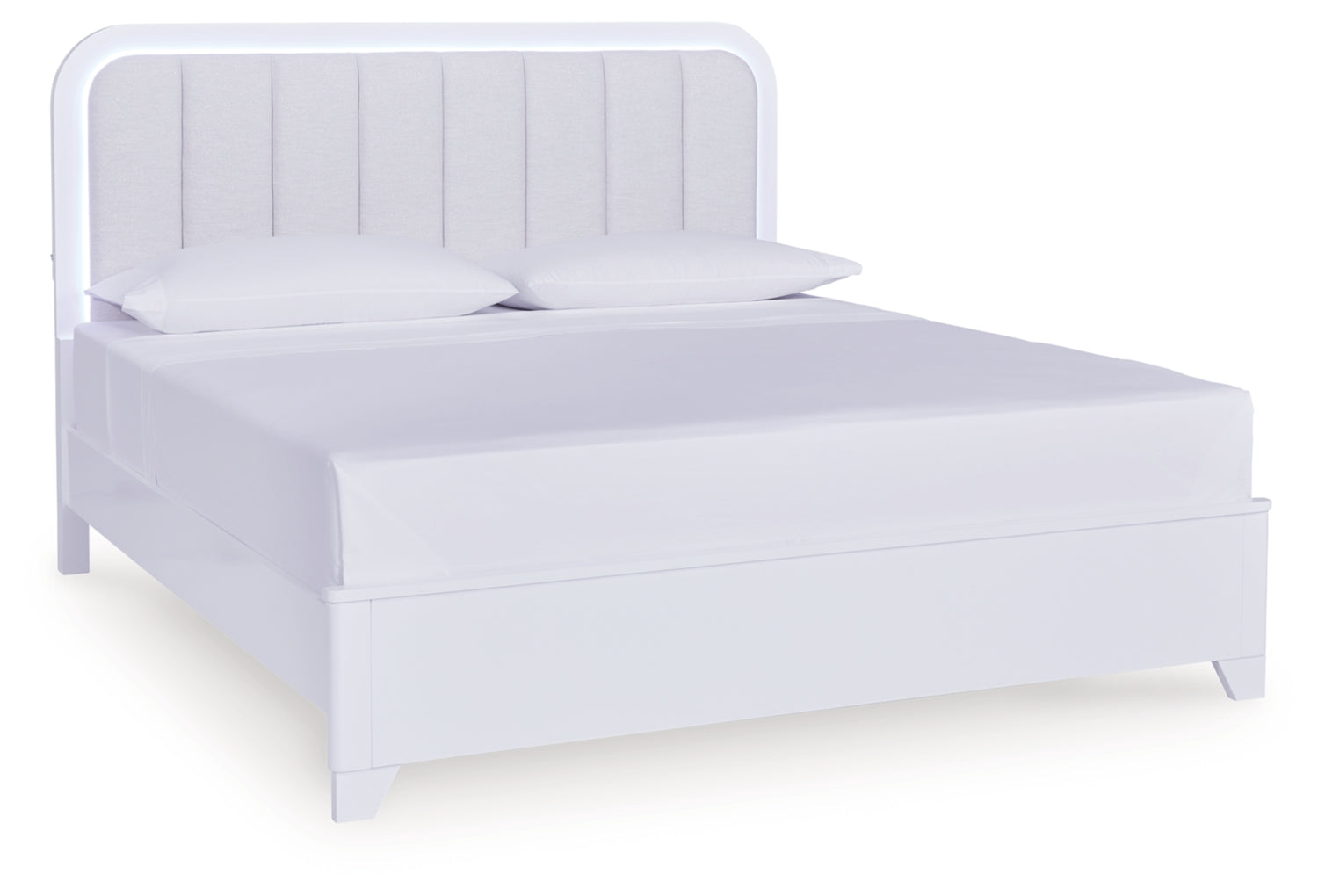 Frostlyn California King Upholstered Panel Bed