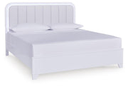 Frostlyn King Upholstered Panel Bed