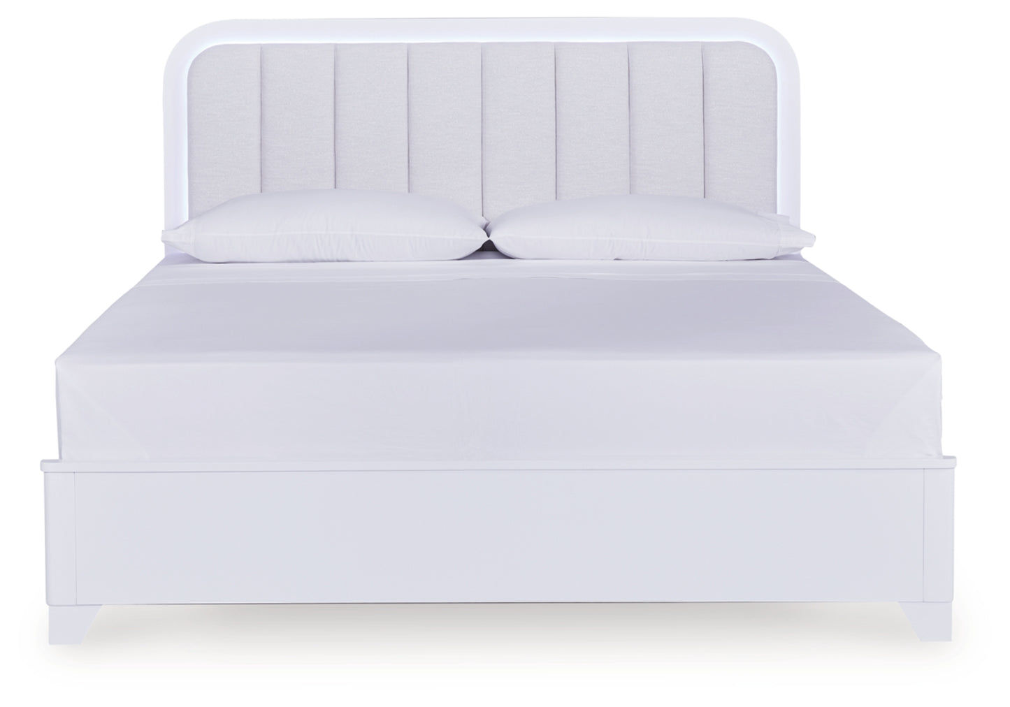 Frostlyn California King Upholstered Panel Bed