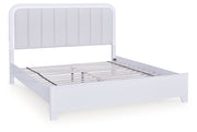 Frostlyn California King Upholstered Panel Bed