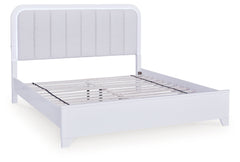 Frostlyn California King Upholstered Panel Bed