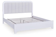 Frostlyn King Upholstered Panel Bed