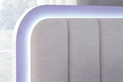 Frostlyn King Upholstered Panel Bed