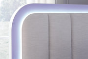 Frostlyn King Upholstered Panel Bed