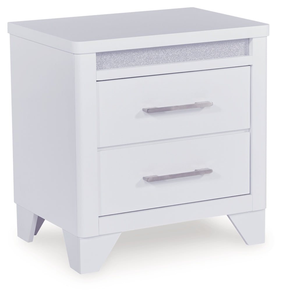 Frostlyn Two Drawer Night Stand