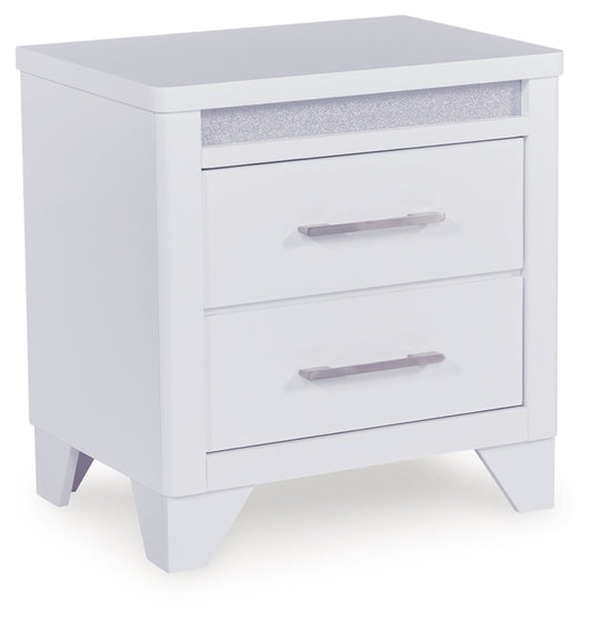 Frostlyn Two Drawer Night Stand