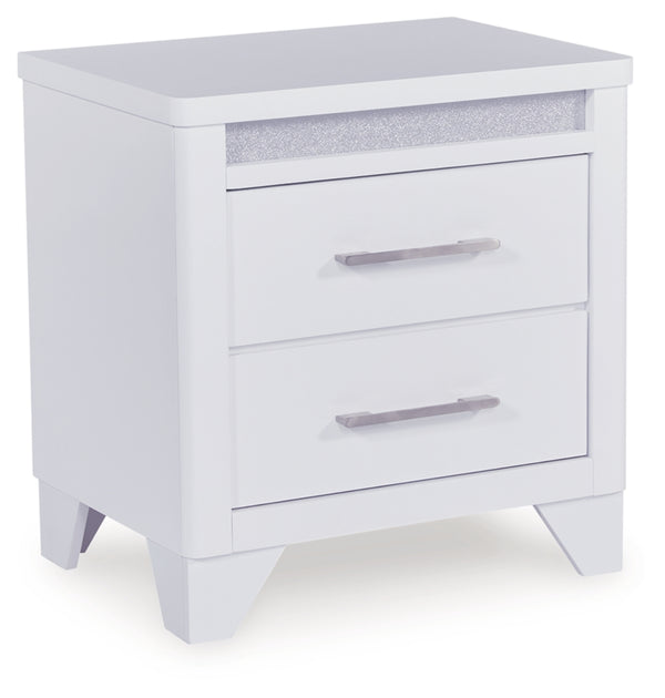 Frostlyn Two Drawer Night Stand