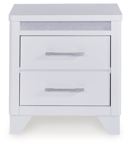 Frostlyn Two Drawer Night Stand