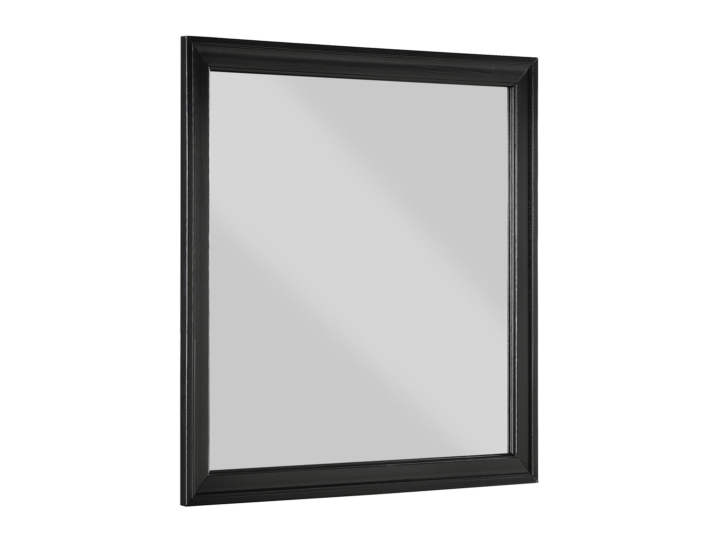 Louis Philip Dresser Mirror Black