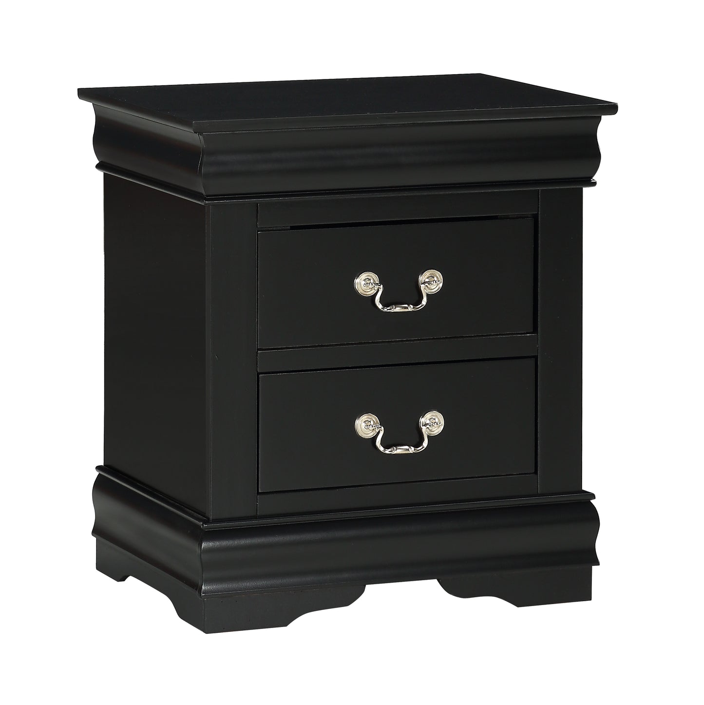Louis Philip Night Stand Black