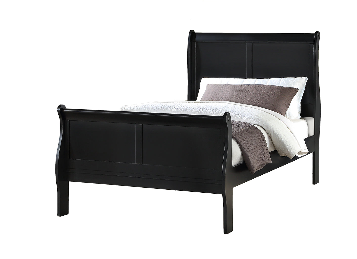 Louis Philip Bed Black