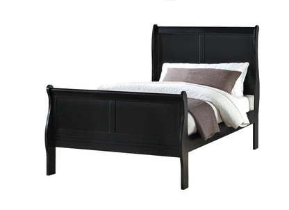 Louis Philip Bed Black