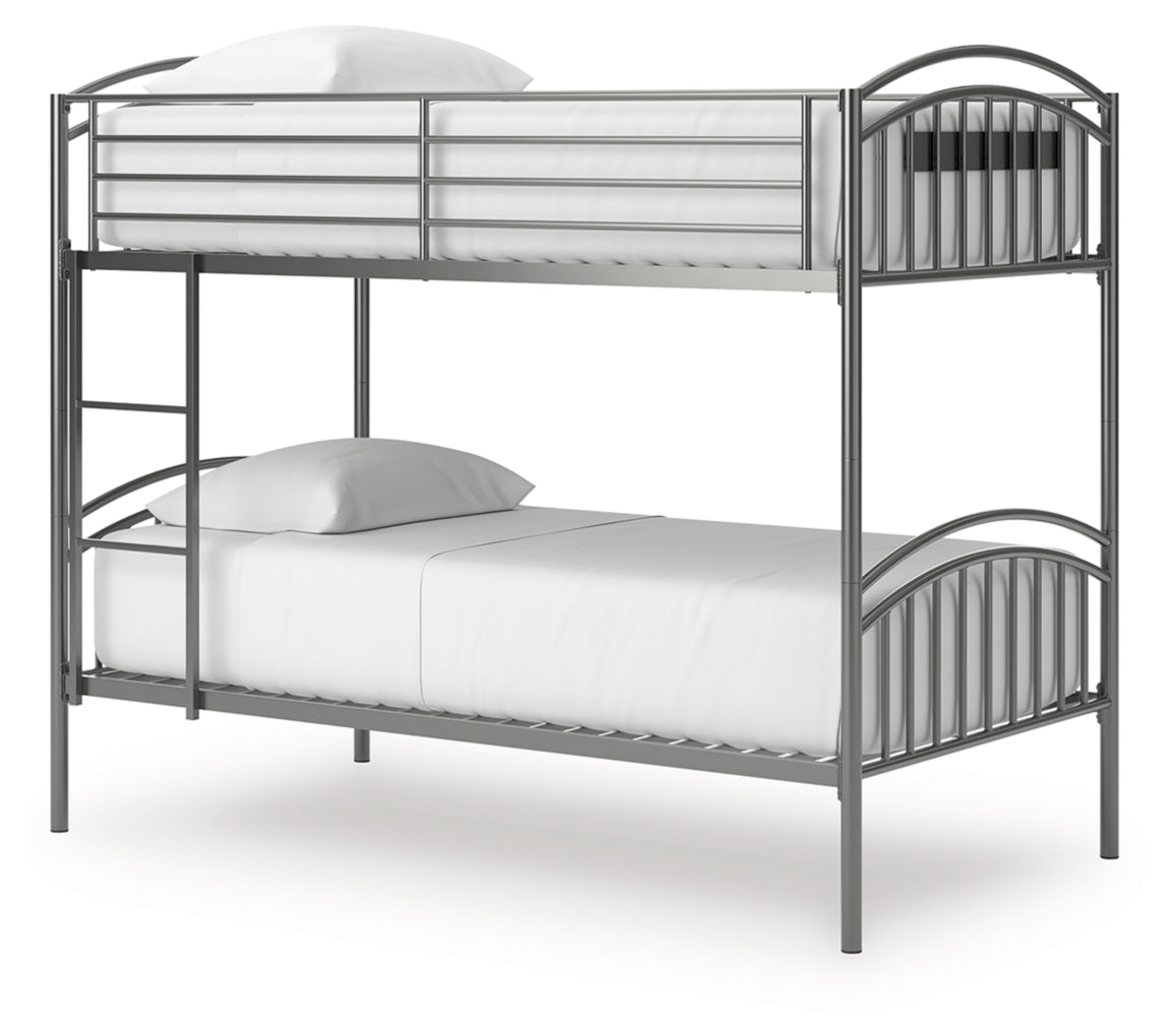 Hilletran Twin/Twin Bunk Bed w/Ladder