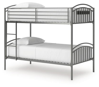 Hilletran Twin/Twin Bunk Bed w/Ladder