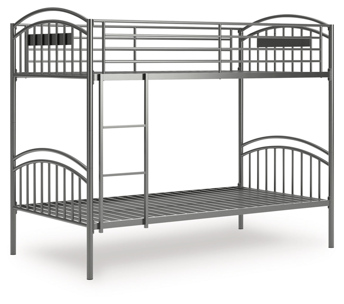 Hilletran Twin/Twin Bunk Bed w/Ladder