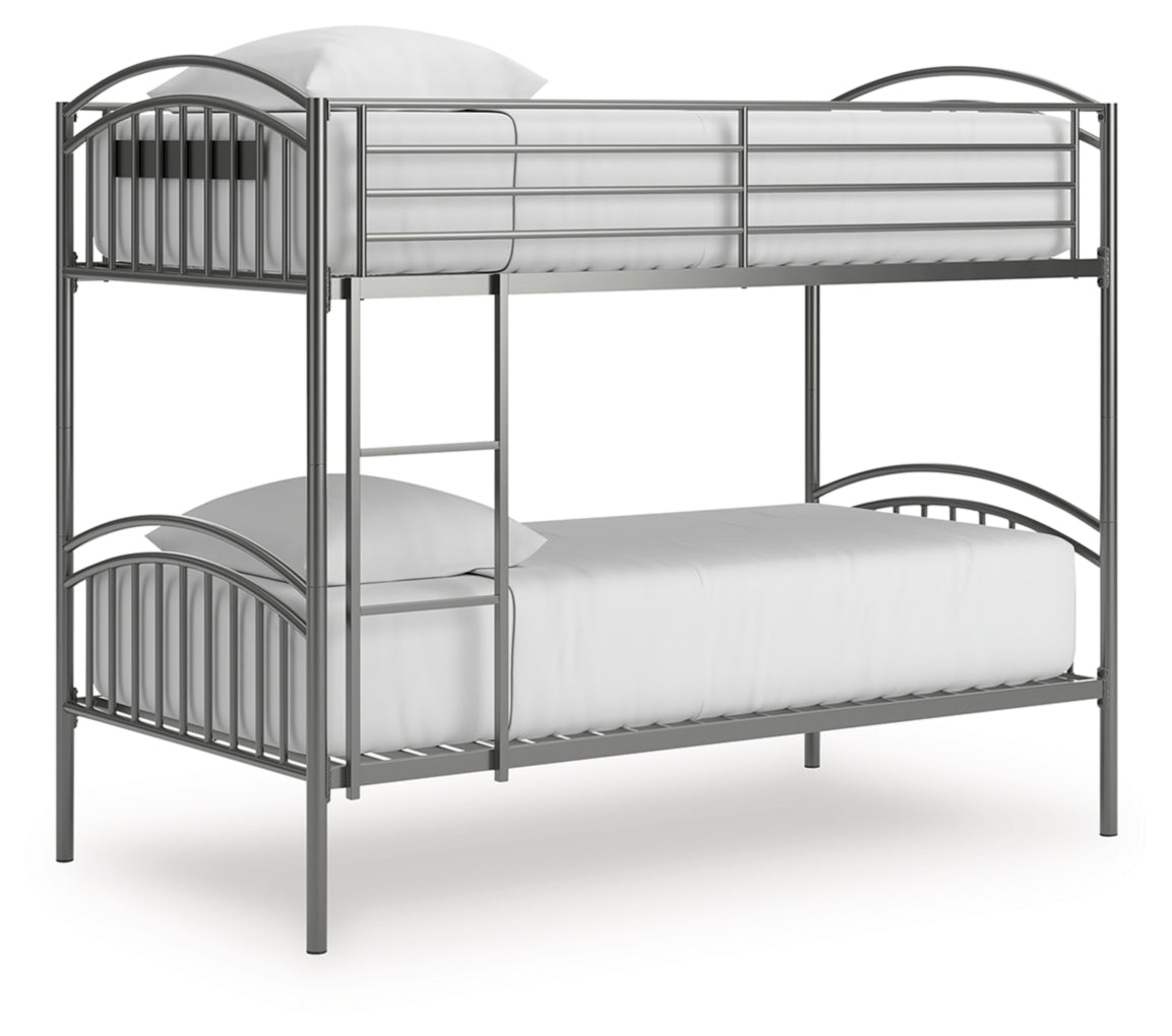 Hilletran Twin/Twin Bunk Bed w/Ladder