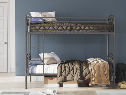 Hilletran Twin/Twin Bunk Bed w/Ladder