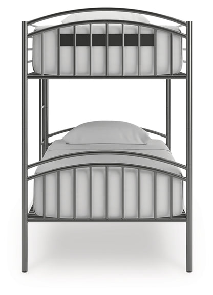 Hilletran Twin/Twin Bunk Bed w/Ladder