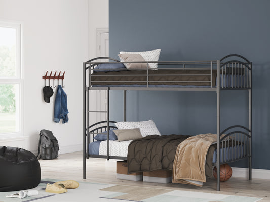 Hilletran Twin/Twin Bunk Bed w/Ladder