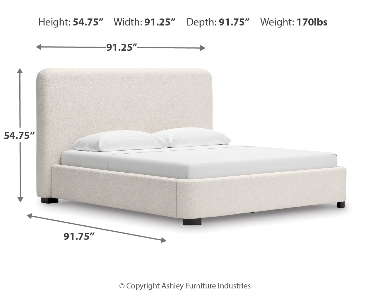 Whittgate King Upholstered Bed