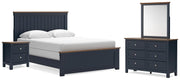 Landocken Queen Panel Bed, Dresser, Mirror and Nightstand