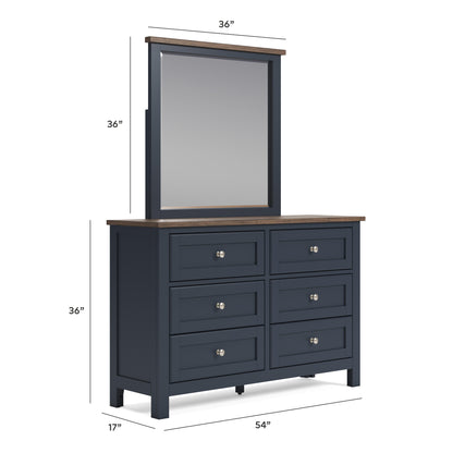 Landocken Dresser and Mirror