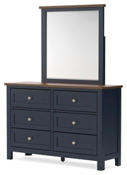 Landocken Queen Panel Bed, Dresser, Mirror and Nightstand
