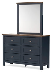 Landocken Full Panel Headboard, Dresser, Mirror and Chest