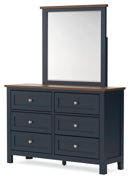 Landocken Full Panel Headboard, Dresser, Mirror and Nightstand