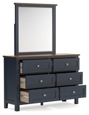 Landocken Twin Panel Headboard, Dresser and Mirror