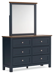 Landocken Full Panel Headboard, Dresser, Mirror and Chest