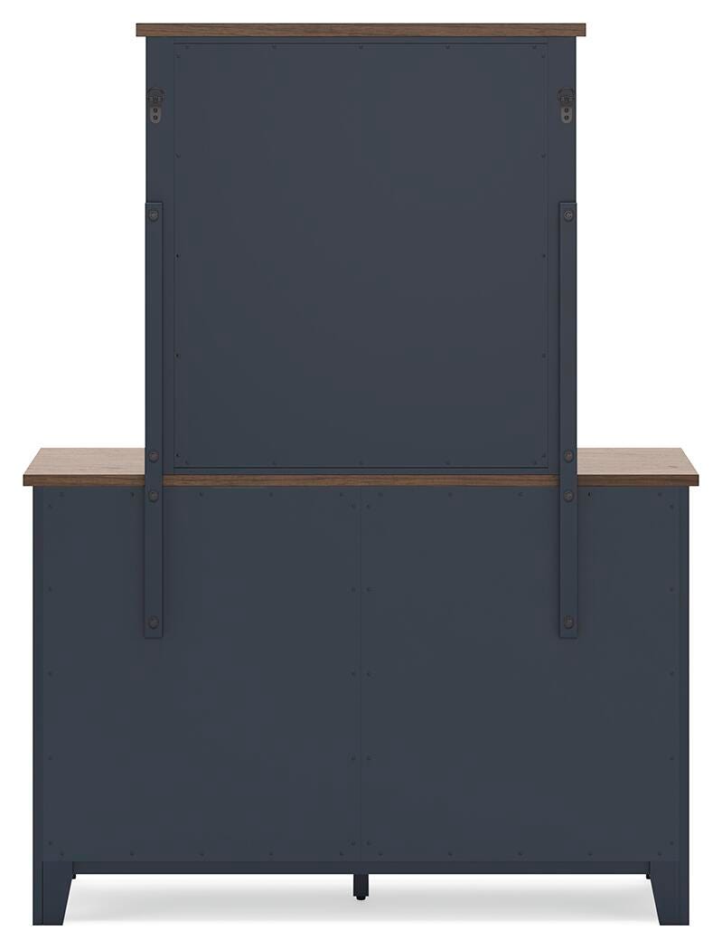 Landocken Twin Panel Headboard, Dresser and Mirror