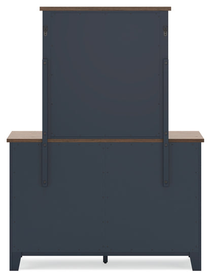 Landocken Queen Panel Bed, Dresser, Mirror and Nightstand