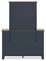 Landocken Full Panel Headboard, Dresser, Mirror and Chest